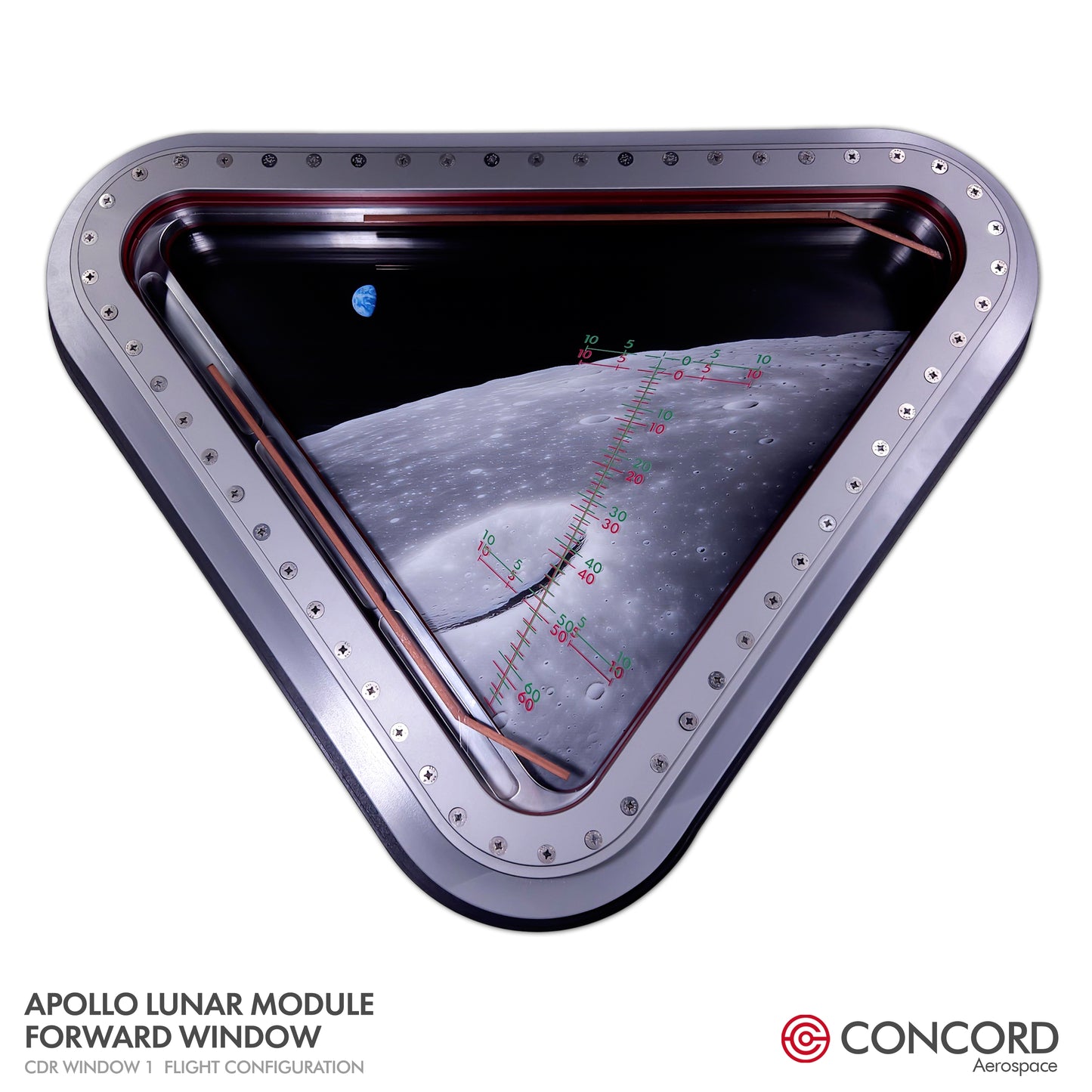 APOLLO LUNAR MODULE FORWARD WINDOW – Flight Configuration