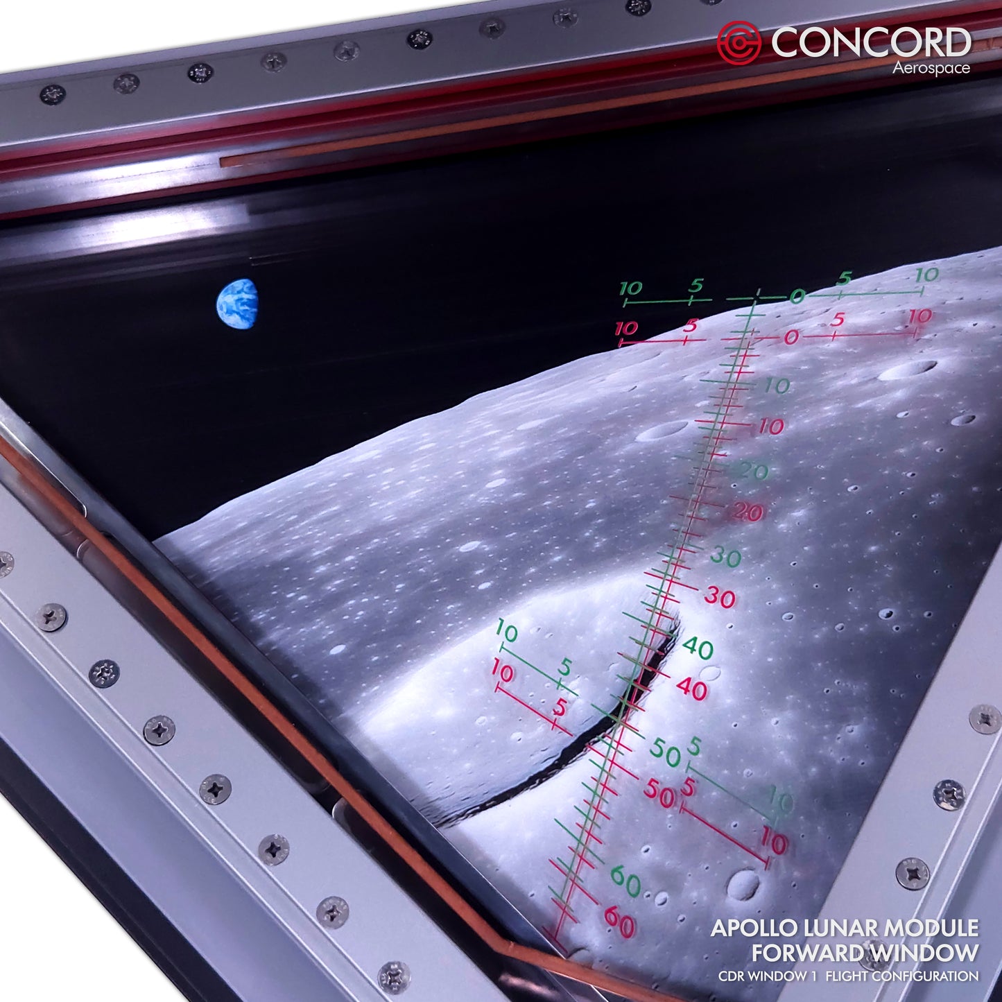 APOLLO LUNAR MODULE FORWARD WINDOW – Flight Configuration