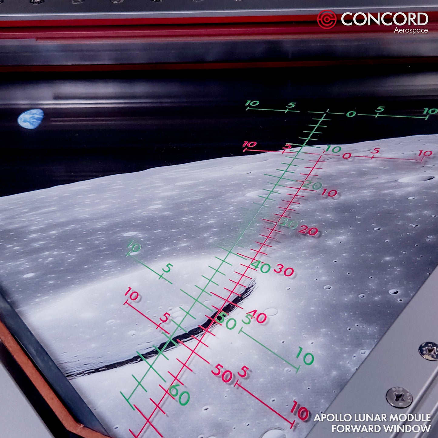 APOLLO LUNAR MODULE FORWARD WINDOW – Flight Configuration