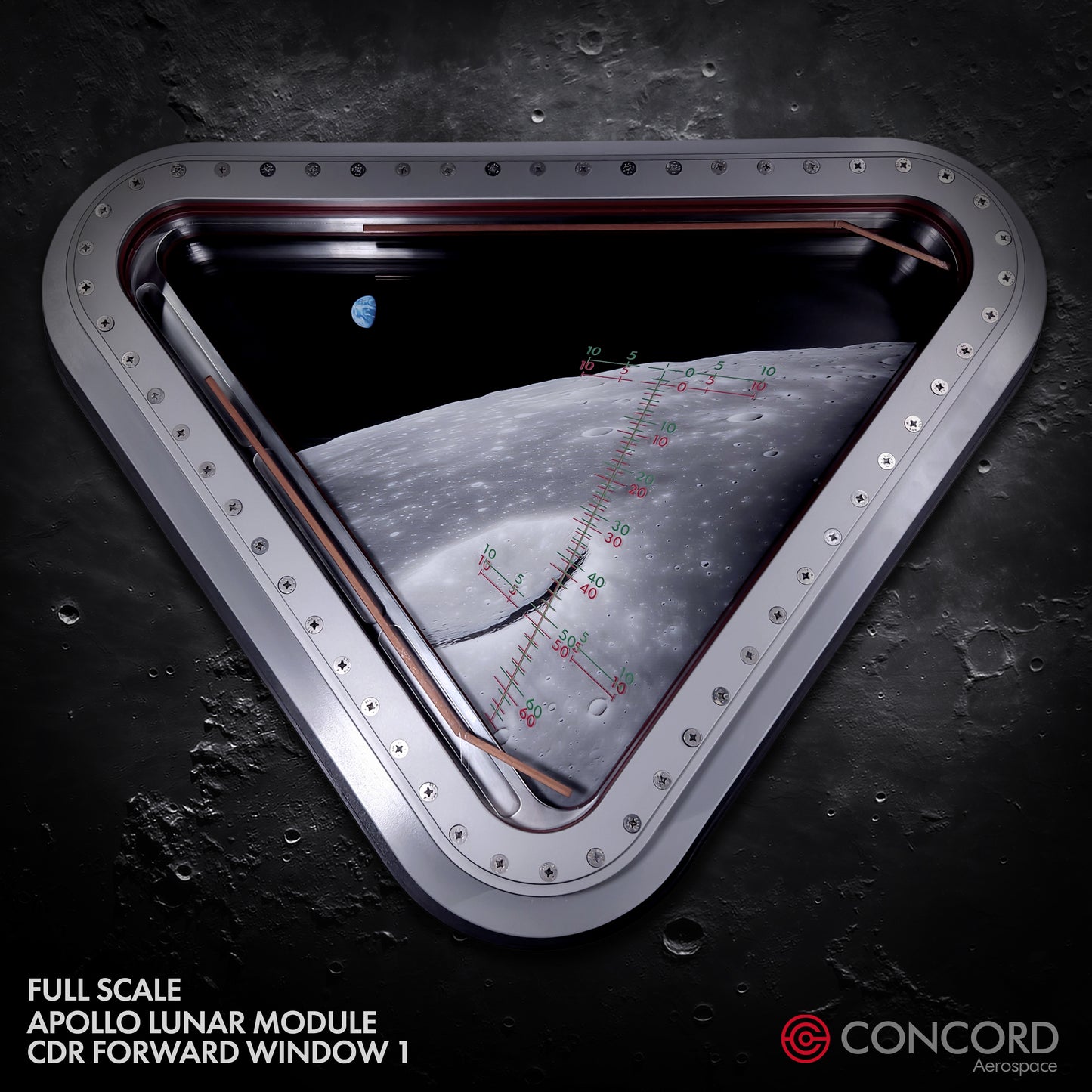 APOLLO LUNAR MODULE FORWARD WINDOW – Flight Configuration