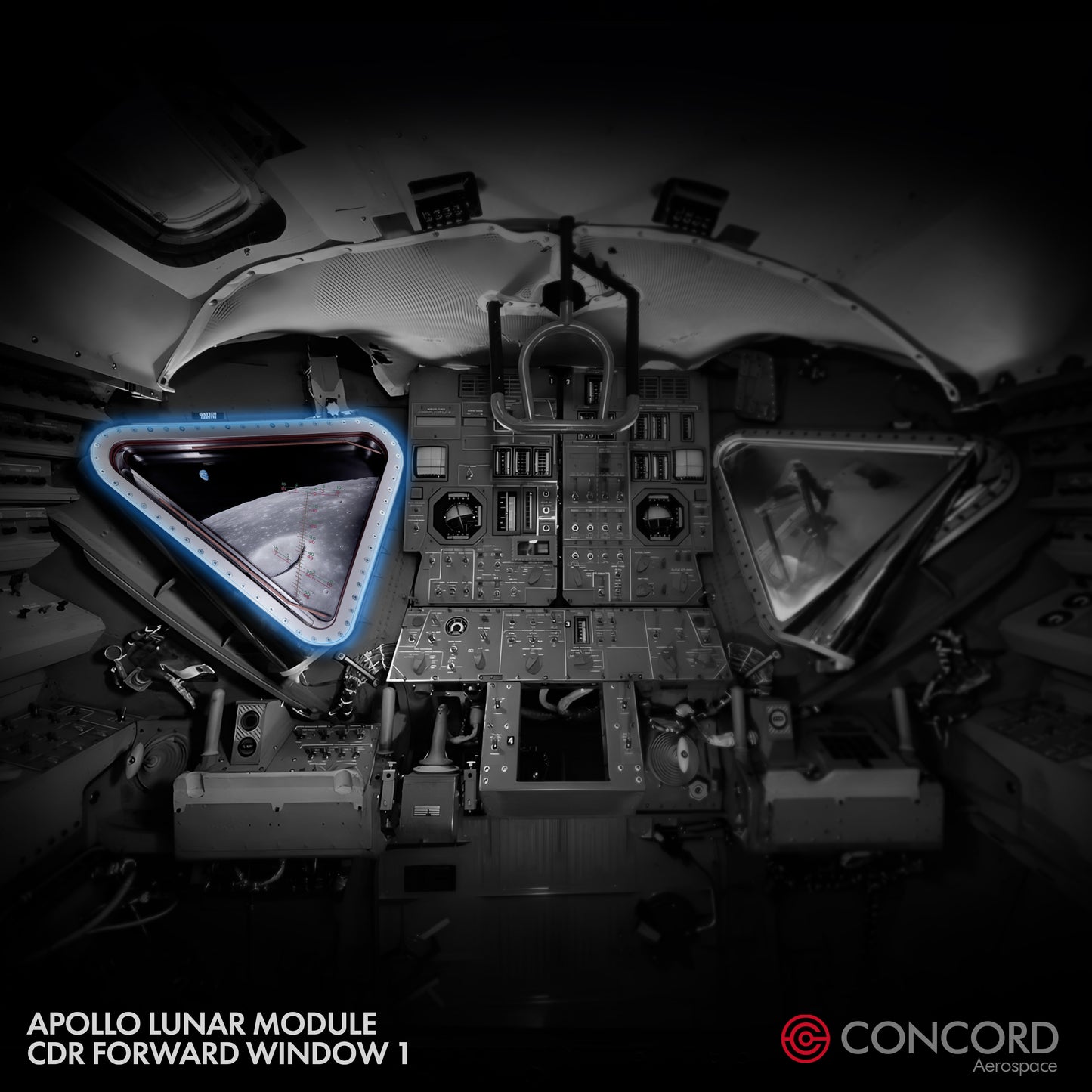 APOLLO LUNAR MODULE FORWARD WINDOW – Flight Configuration