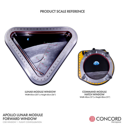 APOLLO LUNAR MODULE FORWARD WINDOW – Flight Configuration