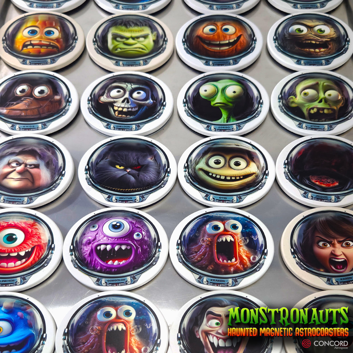 MONSTRONAUTS HAUNTED MAGNETIC ASTROCOASTERS