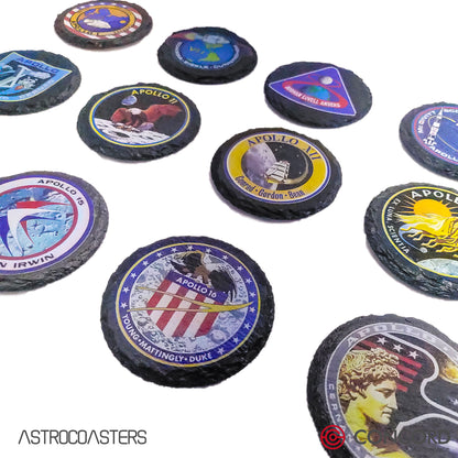 APOLLO 15 MISSION - SLATE COASTER - Concord Aerospace Concord Aerospace Concord Aerospace Coasters